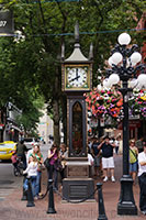 Steam-powered clock, Gastown, Vancouver