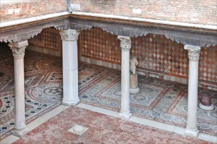 Courtyard of the Ca d'Oro in Venice