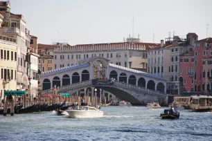 Rialto Bridge seen from the Grand Canal, Venice