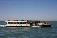 A vaporetto (water bus) in Venice, Italy