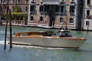 Water Taxi on the Canal Grande, Venice