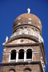 Domed tower of the Madonna dell'Orto church in Venice