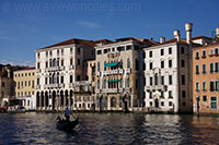 Houses along the Grand Canal in Venice
