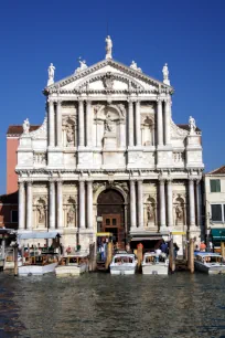 Santa Maria di Nazareth or Scalzi Church along the Canal Grande, Venice