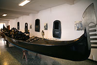 Gondola of Peggy Guggenheim, Museo Storico Navale, Venice