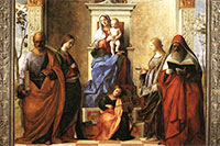 Madonna with child and saints, San Zaccaria