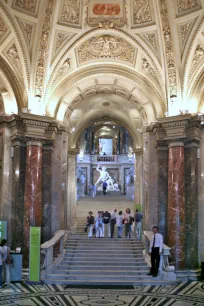Interior of the Kunsthistorisches Museum in Vienna