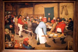 Village Wedding Feast, Pieter Brueghel the Elder, Kunsthistorisches Museum