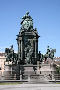 Maria Theresa Monument at the Maria-Theresien-Platz in Vienna