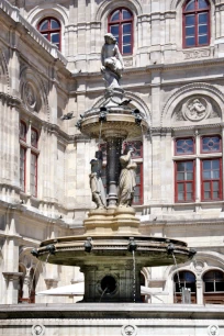 Lorelei Fountain at the State Opera House in Vienna