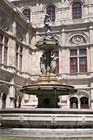 Lorelei Fountain at the Opera House in Vienna