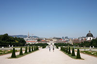 View from the Belvedere in Vienna