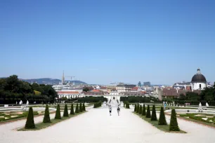 View from the Belvedere in Vienna