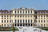 Central facade of the Schönbrunn Palace, Vienna
