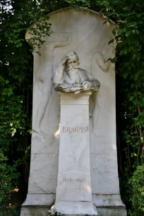 Grave of Brahms, Zentralfriedhof, Vienna
