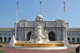 Columbus Memorial Fountain in front of Union Station, Washington D.C.