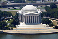 Jefferson Memorial from Washington Monument