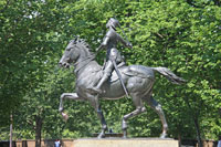 Statue of Joan of Arc in Meridian Hill Park, Washington DC