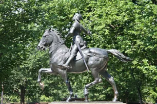 Statue of Joan of Arc in Meridian Hill Park, Washington DC