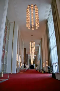 Lobby of the Kennedy Center, Washington DC