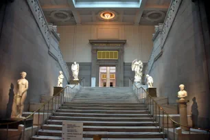 The Grand staircase of the Corcoran Gallery of Art in Washington, DC