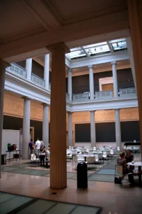 The atrium of the Corcoran Gallery of Art