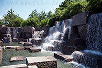 Waterfalls at the Franklin D. Roosevelt Memorial, Washington DC