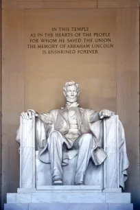 Abraham Lincoln Statue, Lincoln Memorial, Washington DC