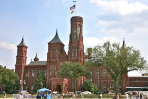Smithsonian Castle seen from the Mall, Washington DC