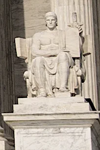 Guardian of Law, statue at the US Supreme Court Building, Washington, DC