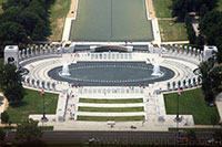 World War II Memorial seen from Washington Monument