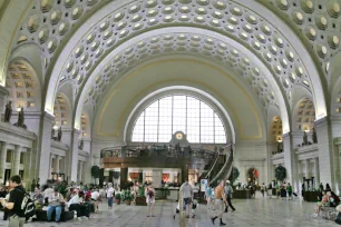 Main hall of the Union Station in Washington DC