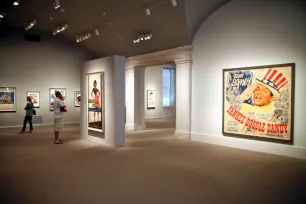 Movie posters in the American Art Museum, Washington, DC
